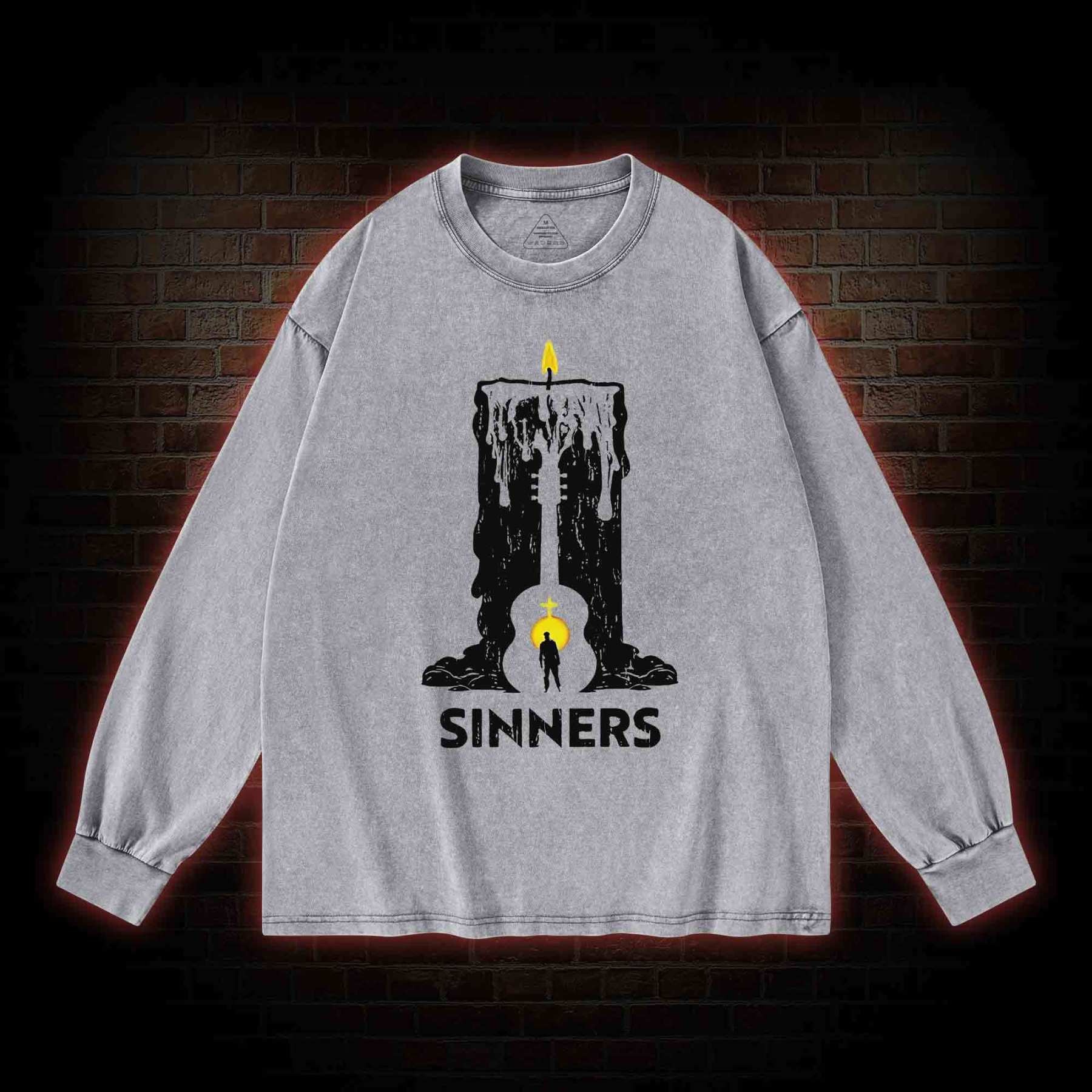 We Rule the Night Washed Long-Sleeve T-shirt