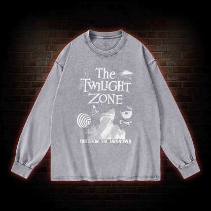 Question the Unknown Washed Long-Sleeve T-shirt