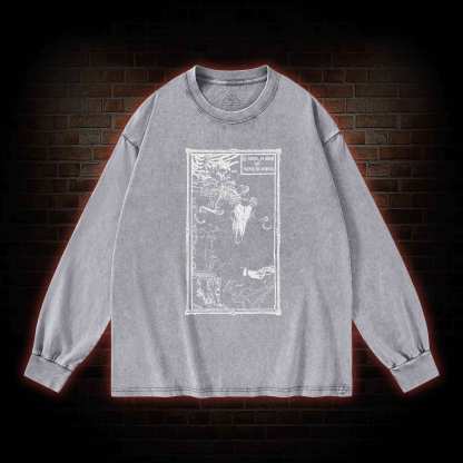 Rule in Hell Washed Long-Sleeve T-shirt