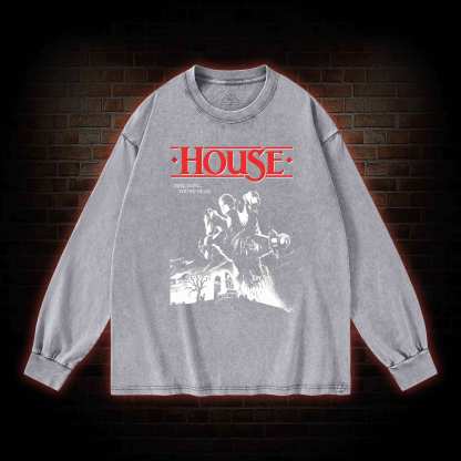 Ding Dong You're Dead Washed Long-Sleeve T-shirt