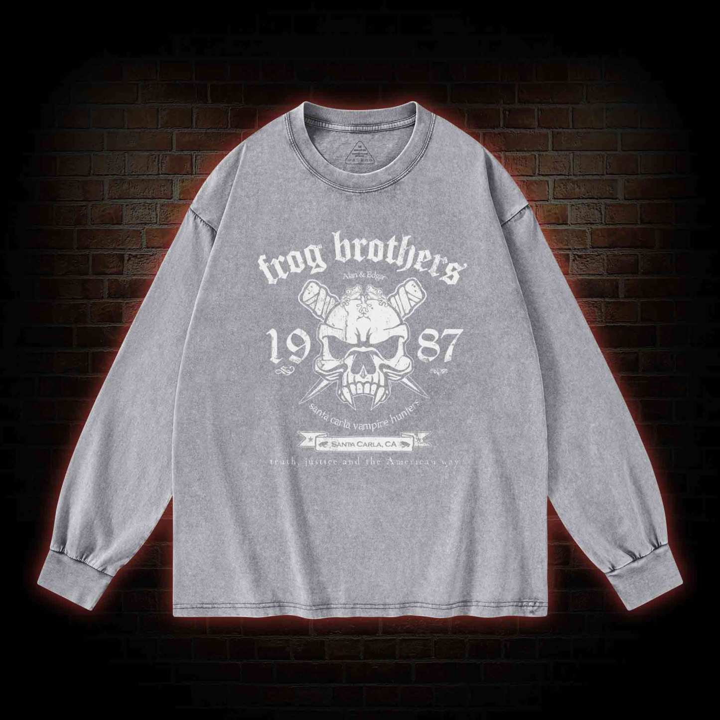 Frog Brothers Washed Long-Sleeve T-shirt
