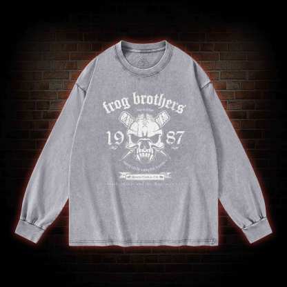 Frog Brothers Washed Long-Sleeve T-shirt