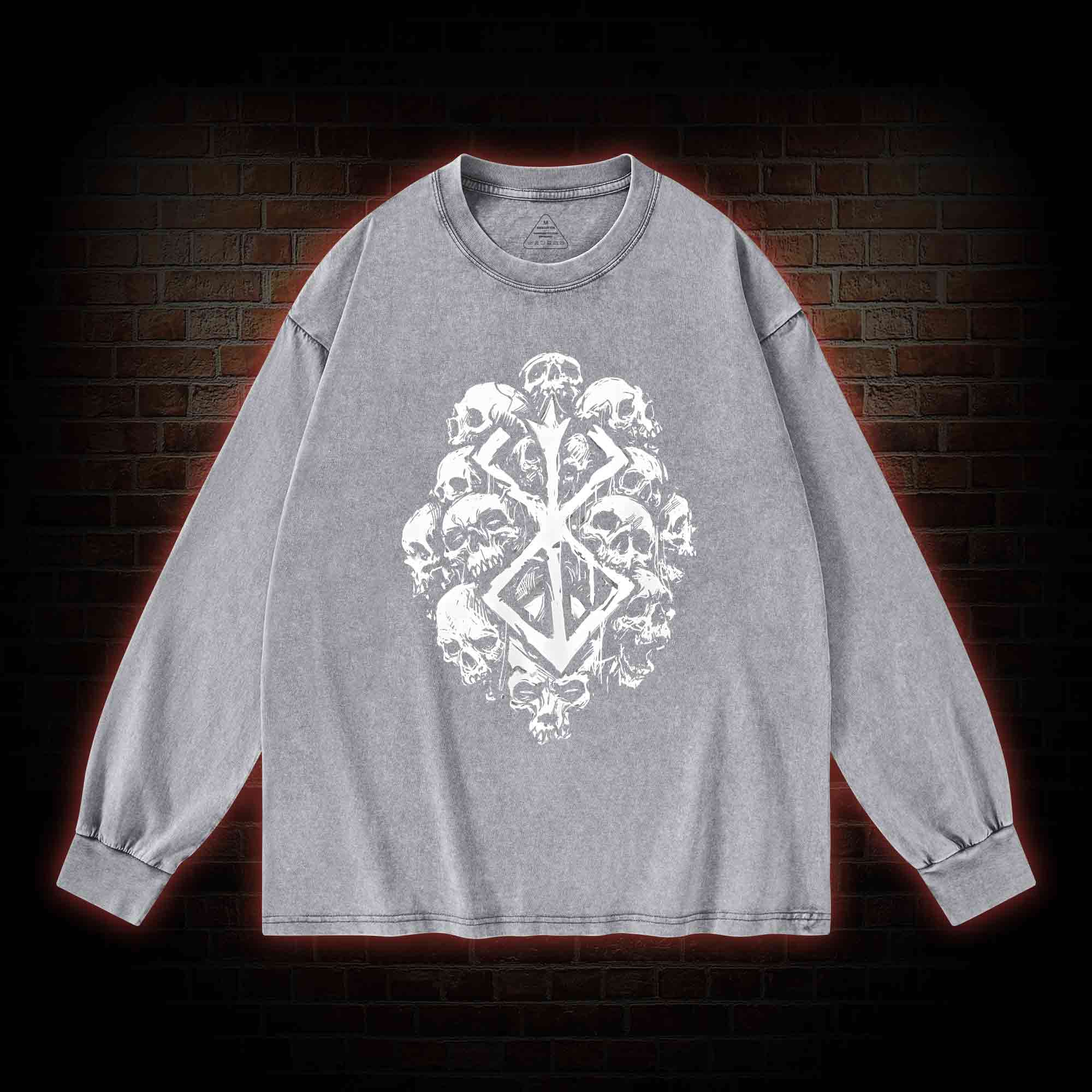 Struggle Keep Struggling Washed Long-Sleeve T-shirt