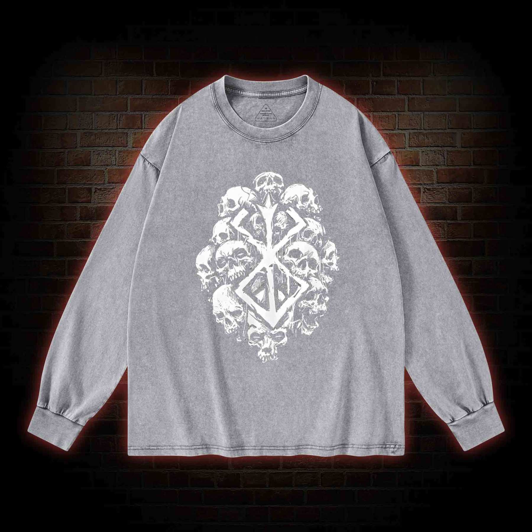 Struggle Keep Struggling Washed Long-Sleeve T-shirt