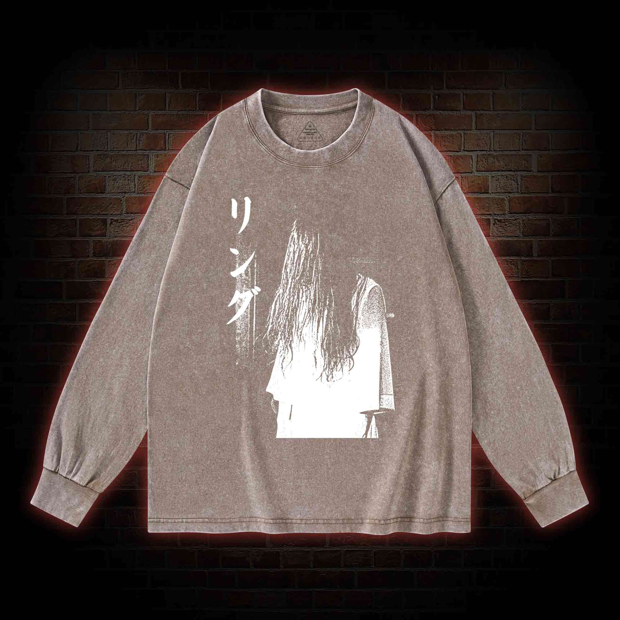 Vintage Ghost Washed Long-Sleeve T-shirt