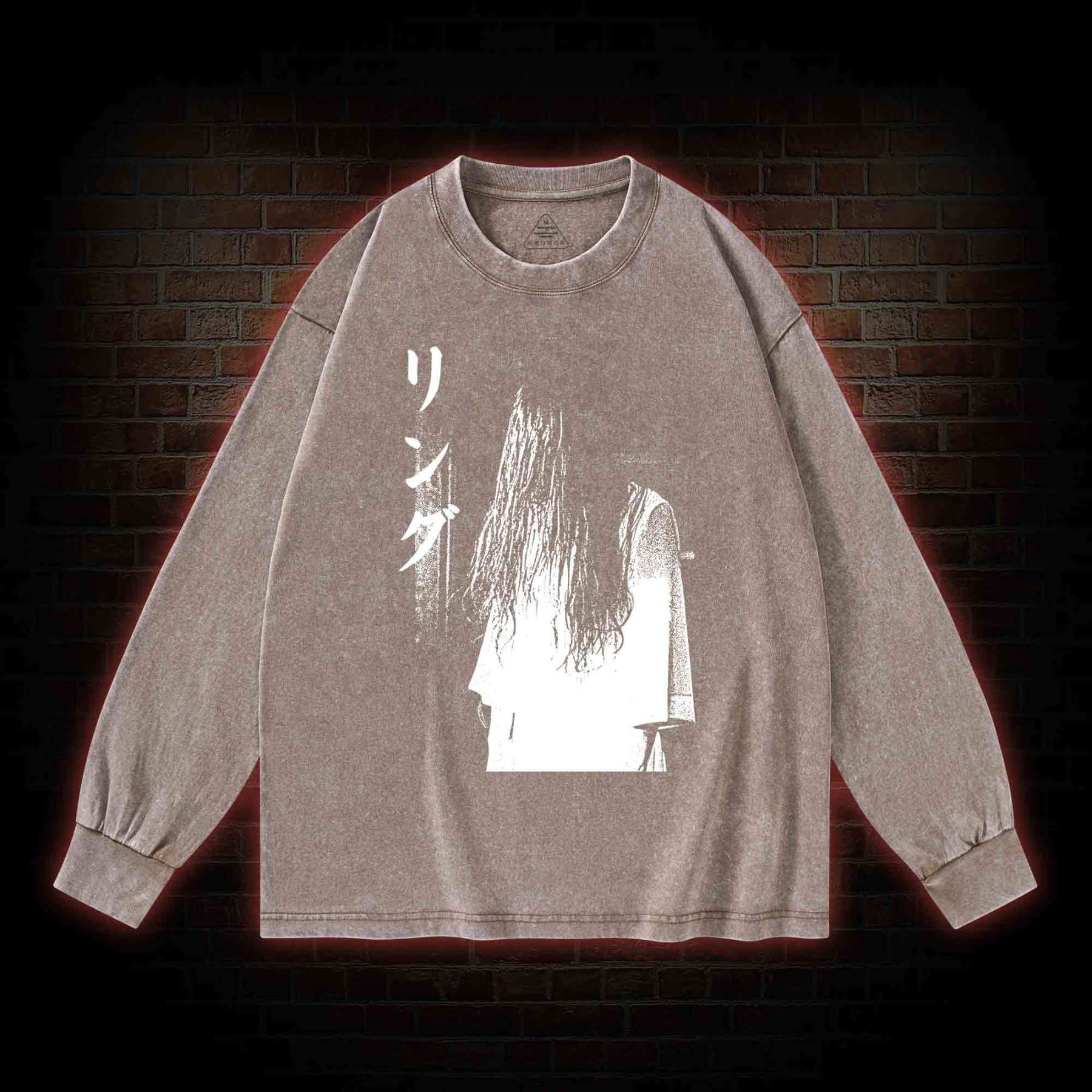 Vintage Ghost Washed Long-Sleeve T-shirt