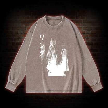 Vintage Ghost Washed Long-Sleeve T-shirt