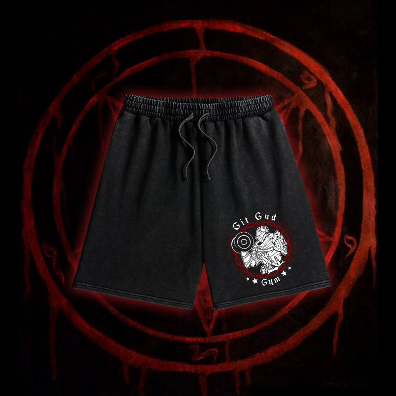 washed shorts