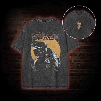 Stick Around I'm Full of Bad Ideas Back Print Washed T-shirt