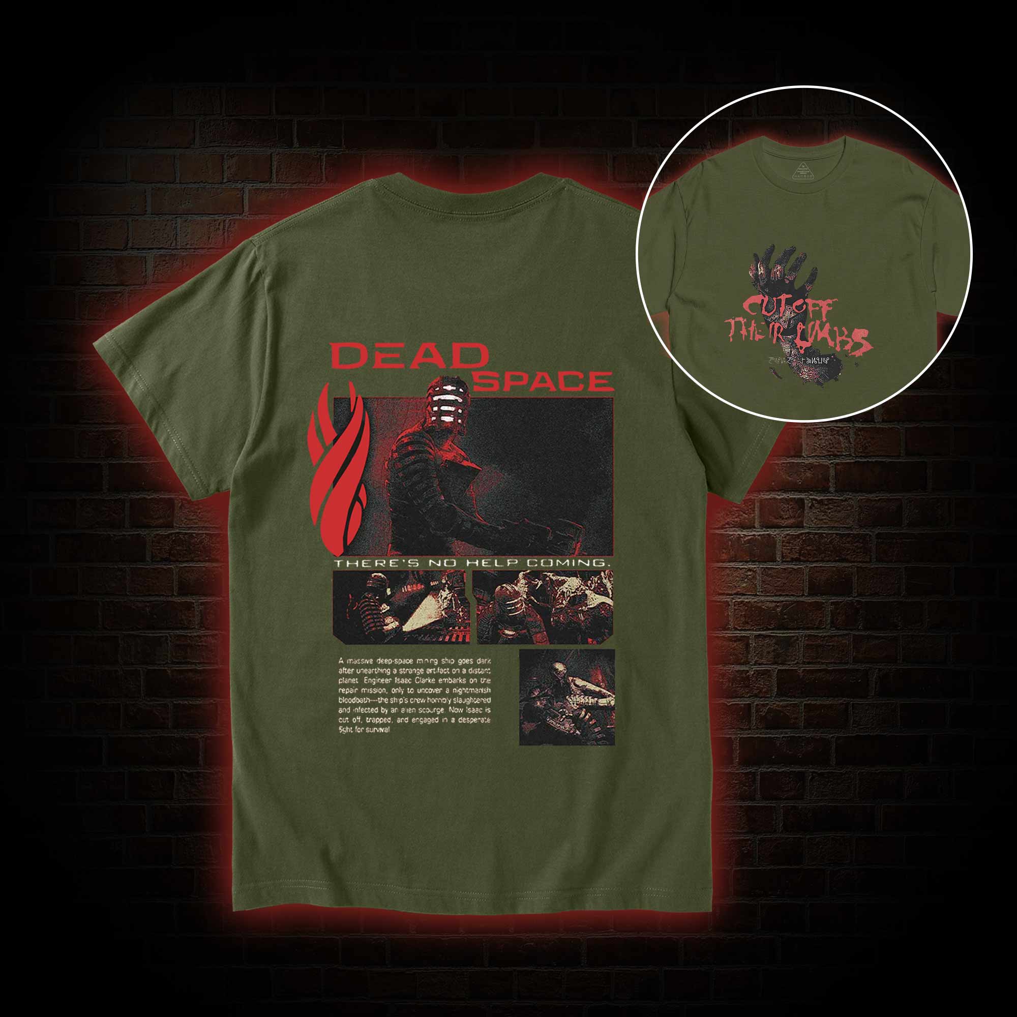 There's No Help Coming Back Print T-Shirt