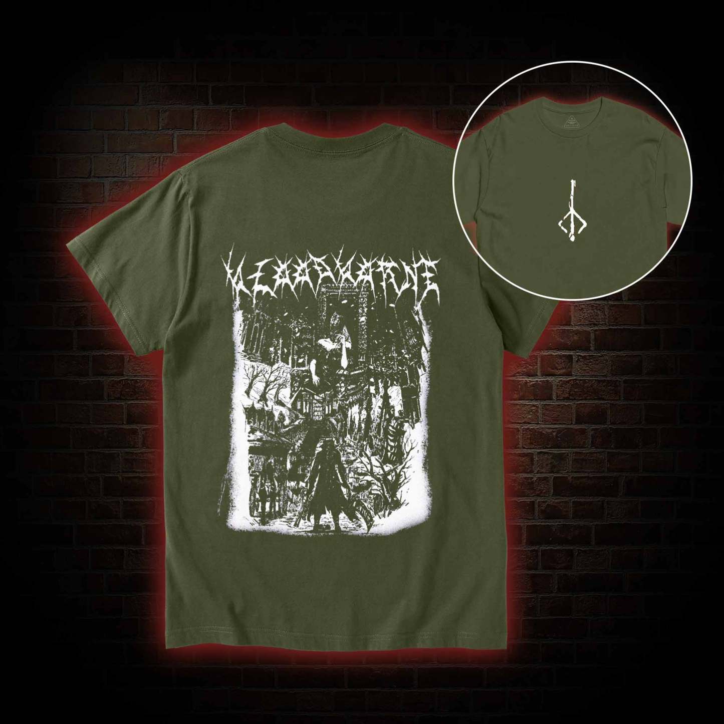 Fear the Old Blood Vintage Back Print T-Shirt