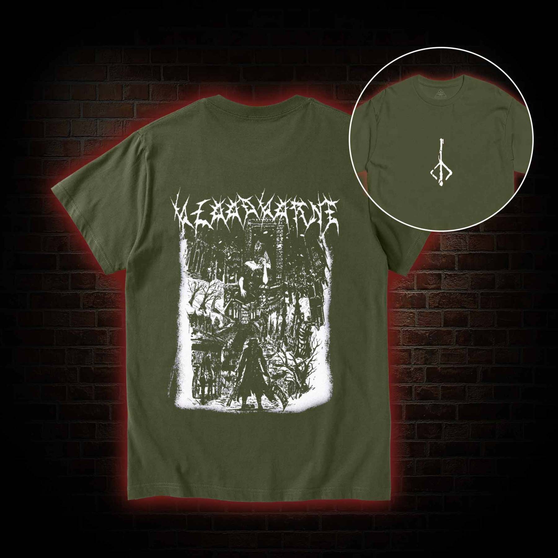 Fear the Old Blood Vintage Back Print T-Shirt