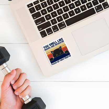 Please Get Away From Me Sticker