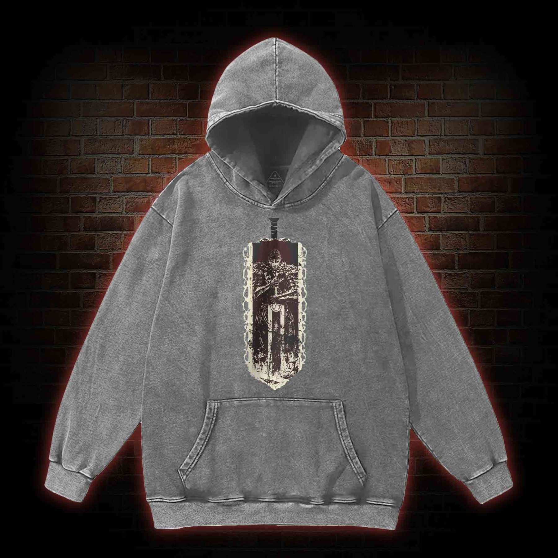 Hate is a Place Washed Hoodie