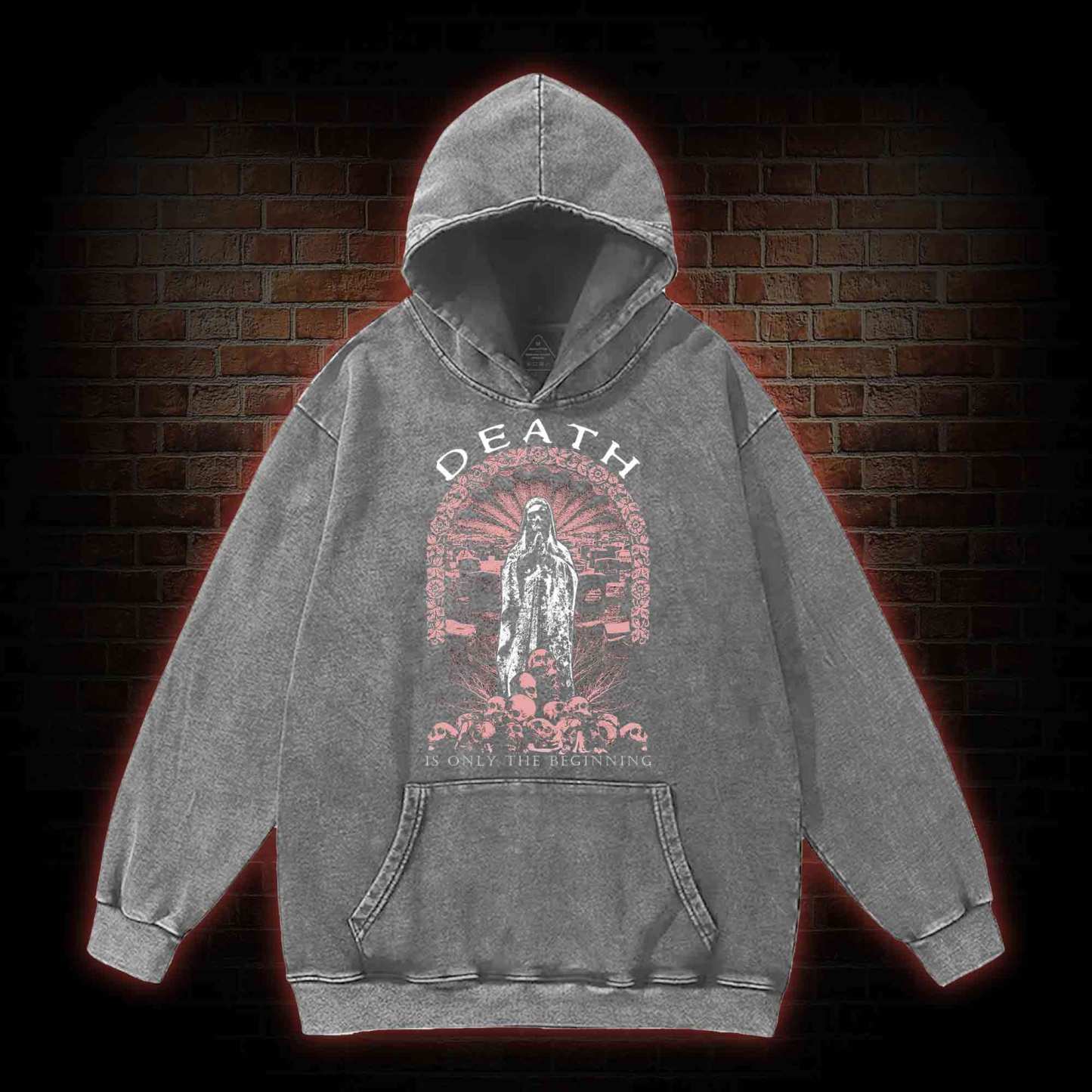Death is Only the Beginning Washed Hoodie
