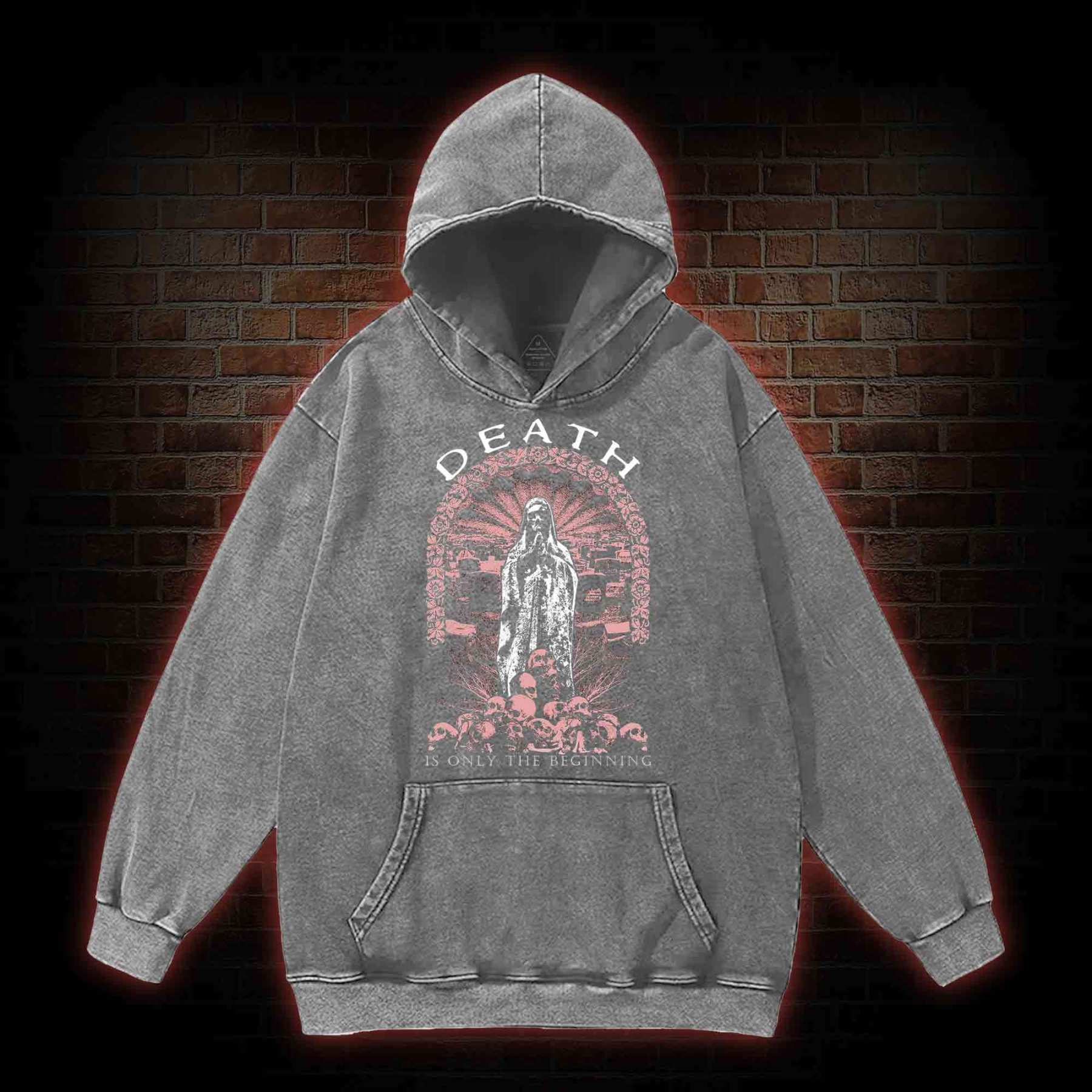 Death is Only the Beginning Washed Hoodie