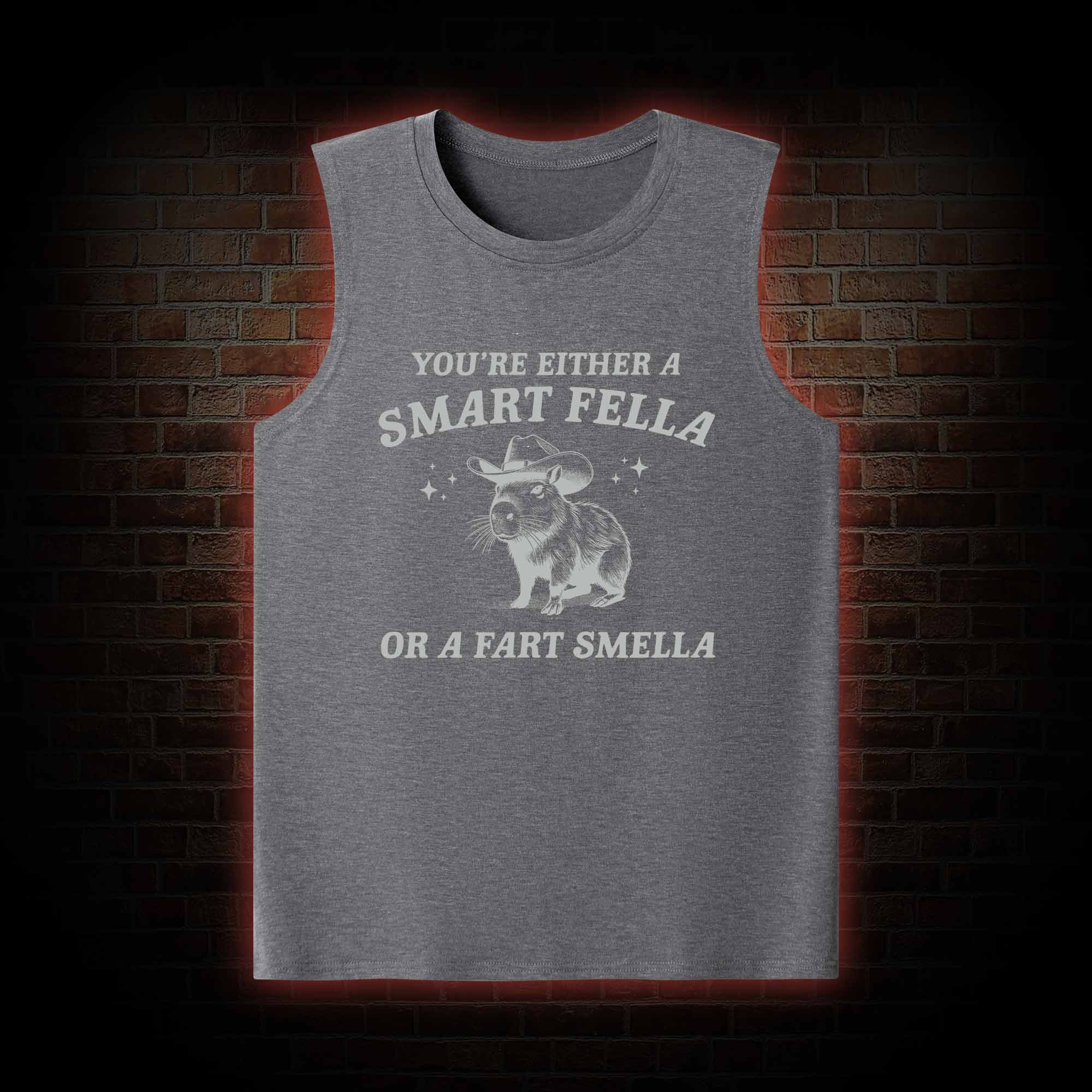 Smart Fella Or Fart Smella Tank Top