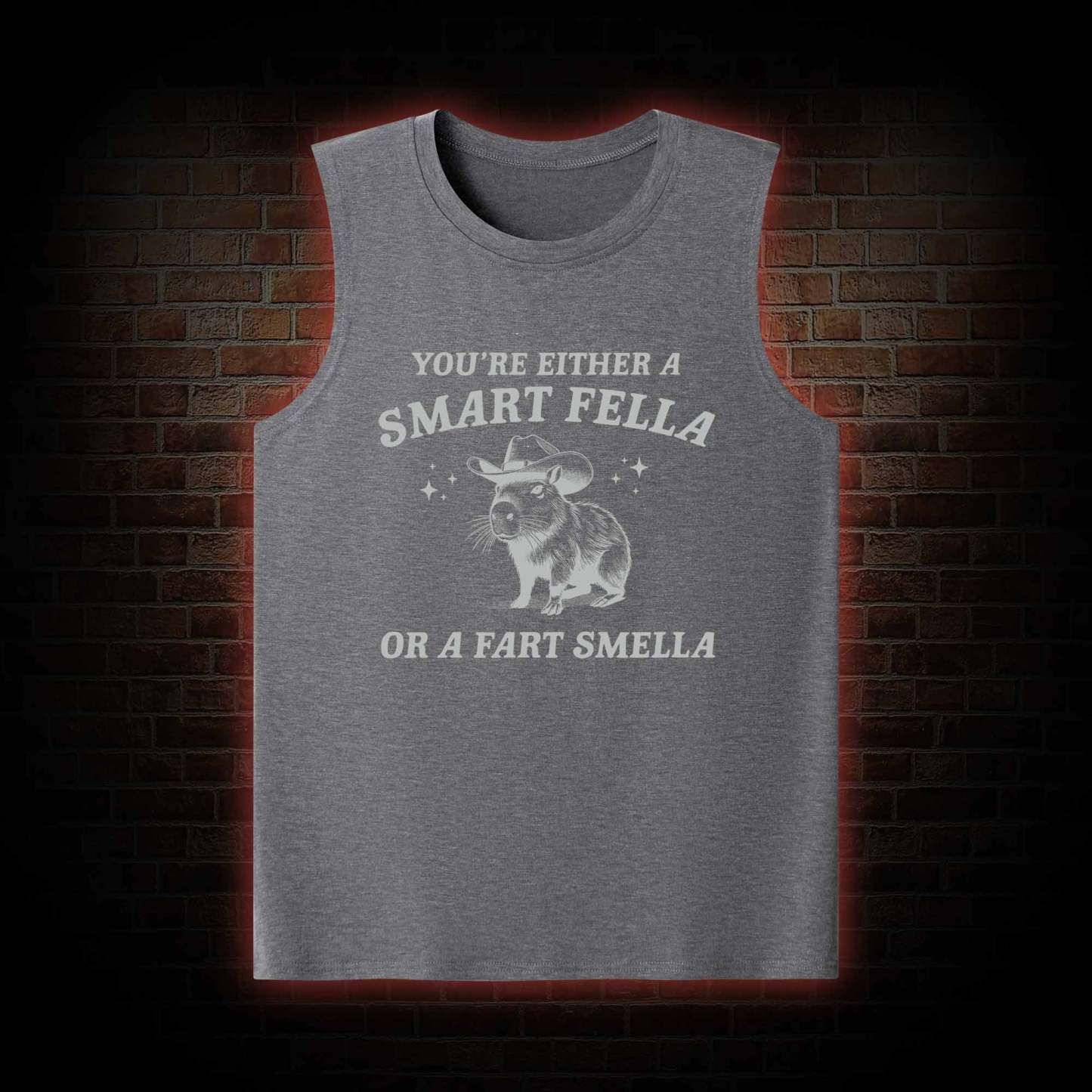 Smart Fella Or Fart Smella Tank Top