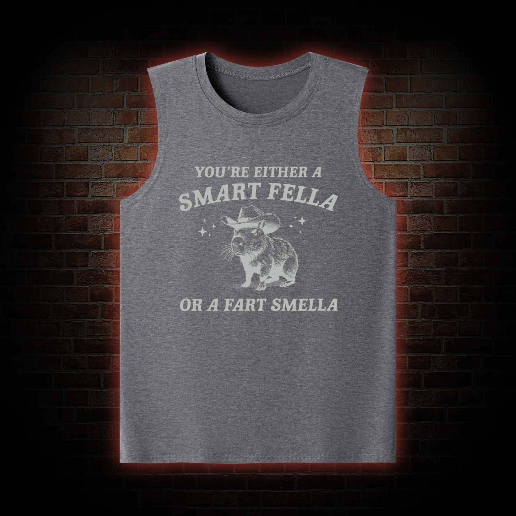 Smart Fella Or Fart Smella Tank Top
