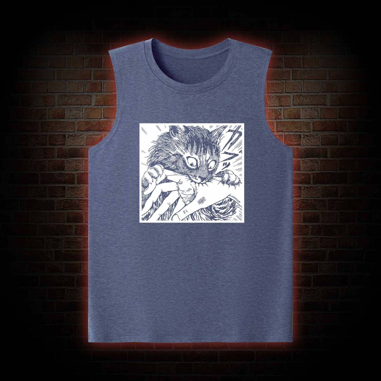 Tomie Cat Diary Anime Horror Tank Top