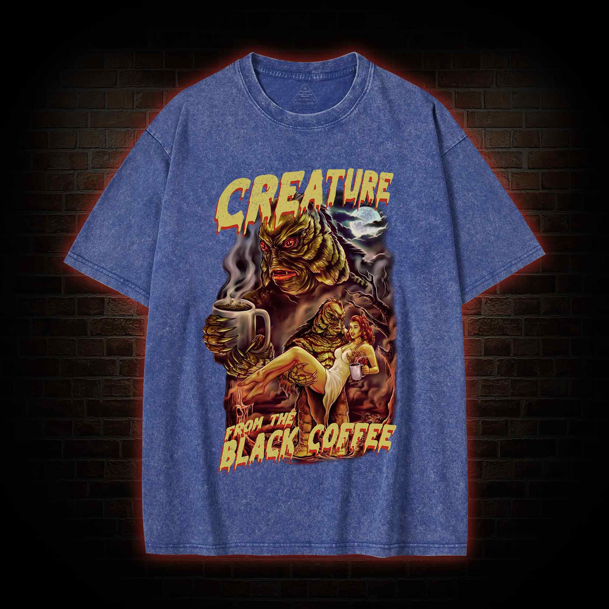 Creature From The Black Coffee Washed T-shirt