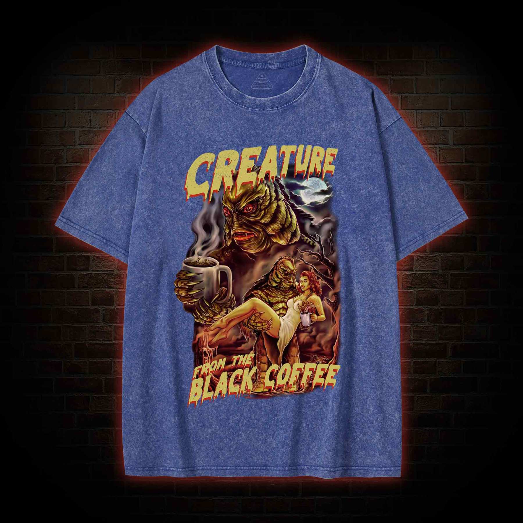 Creature From The Black Coffee Washed T-shirt