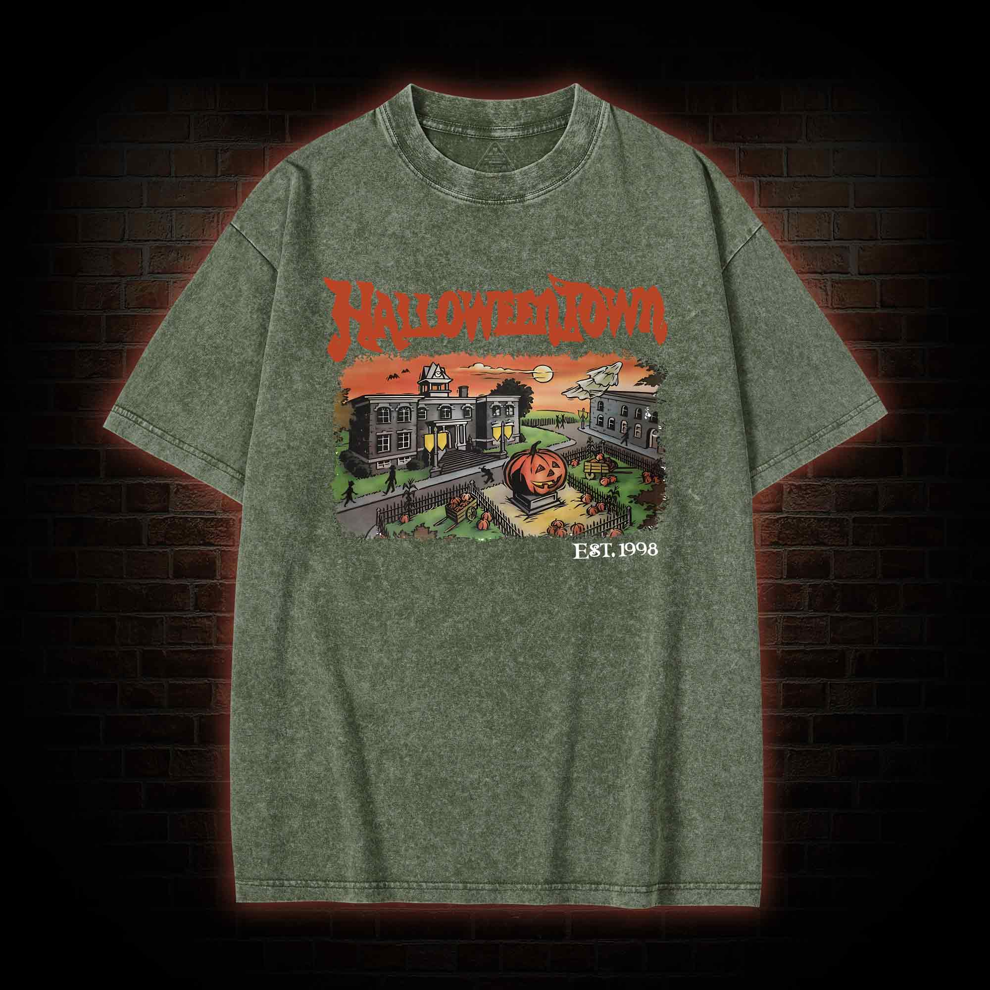 Halloween Town Washed T-shirt