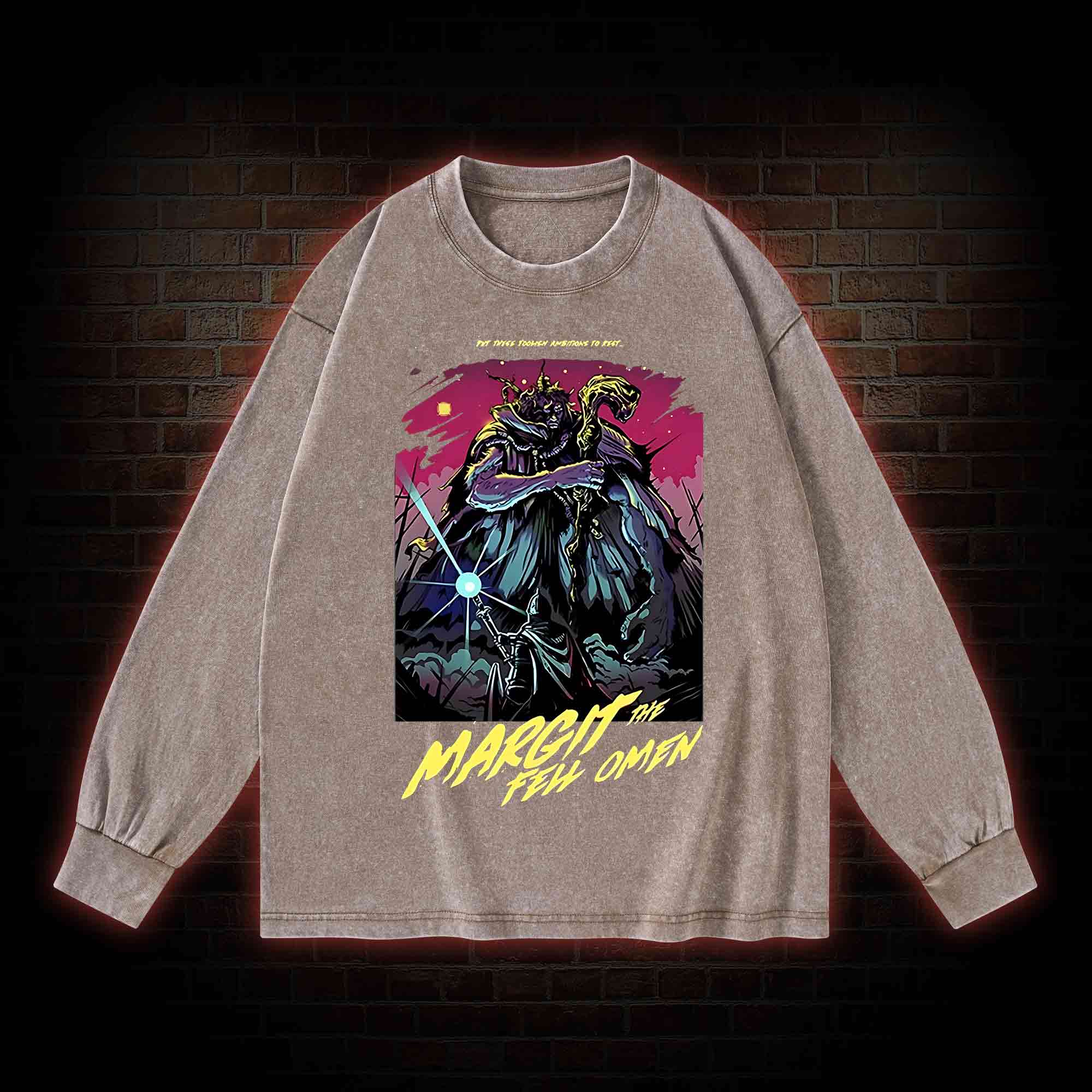 Put These Foolish Ambitions to Rest Washed Long-Sleeve T-shirt