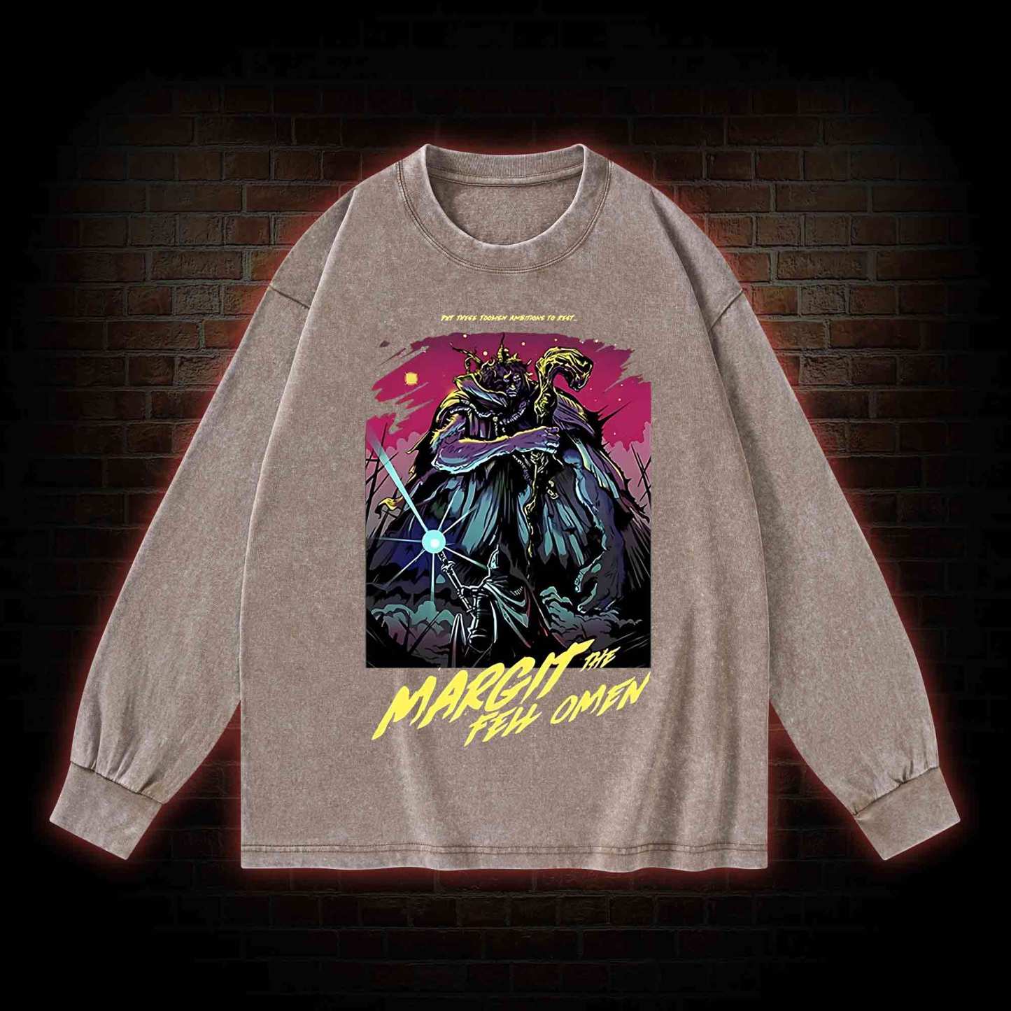 Put These Foolish Ambitions to Rest Washed Long-Sleeve T-shirt