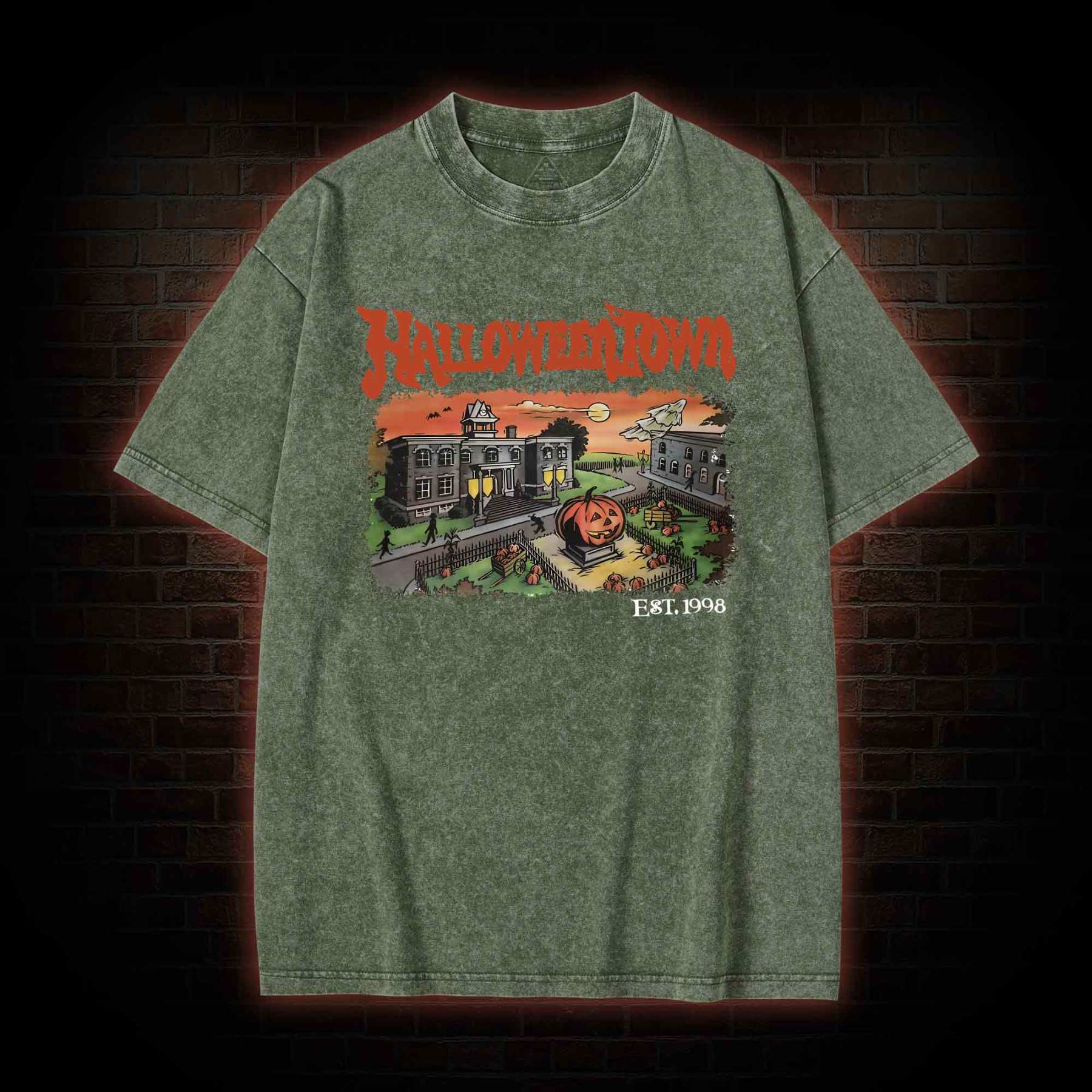 Halloween Town Washed T-shirt