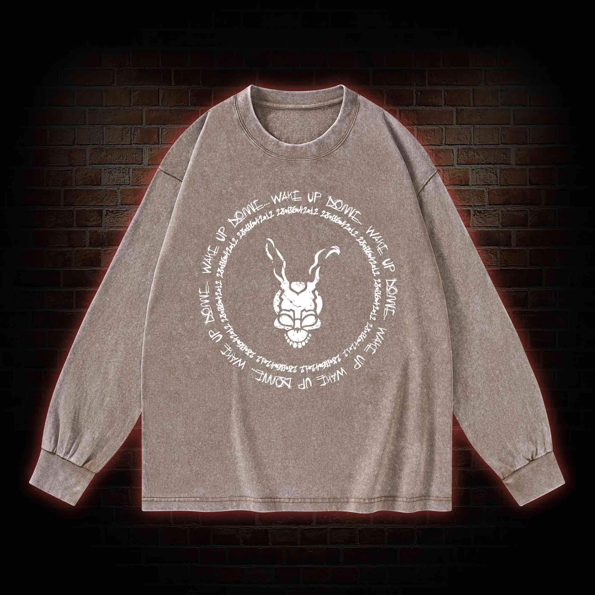 Wake Up Donnie Washed Long-Sleeve T-shirt