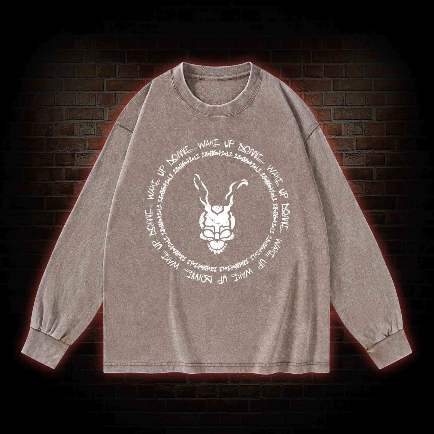 Wake Up Donnie Washed Long-Sleeve T-shirt
