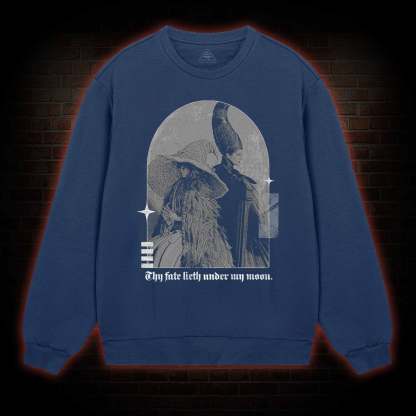 Thy Fate Lieth under My Moon Sweatshirt