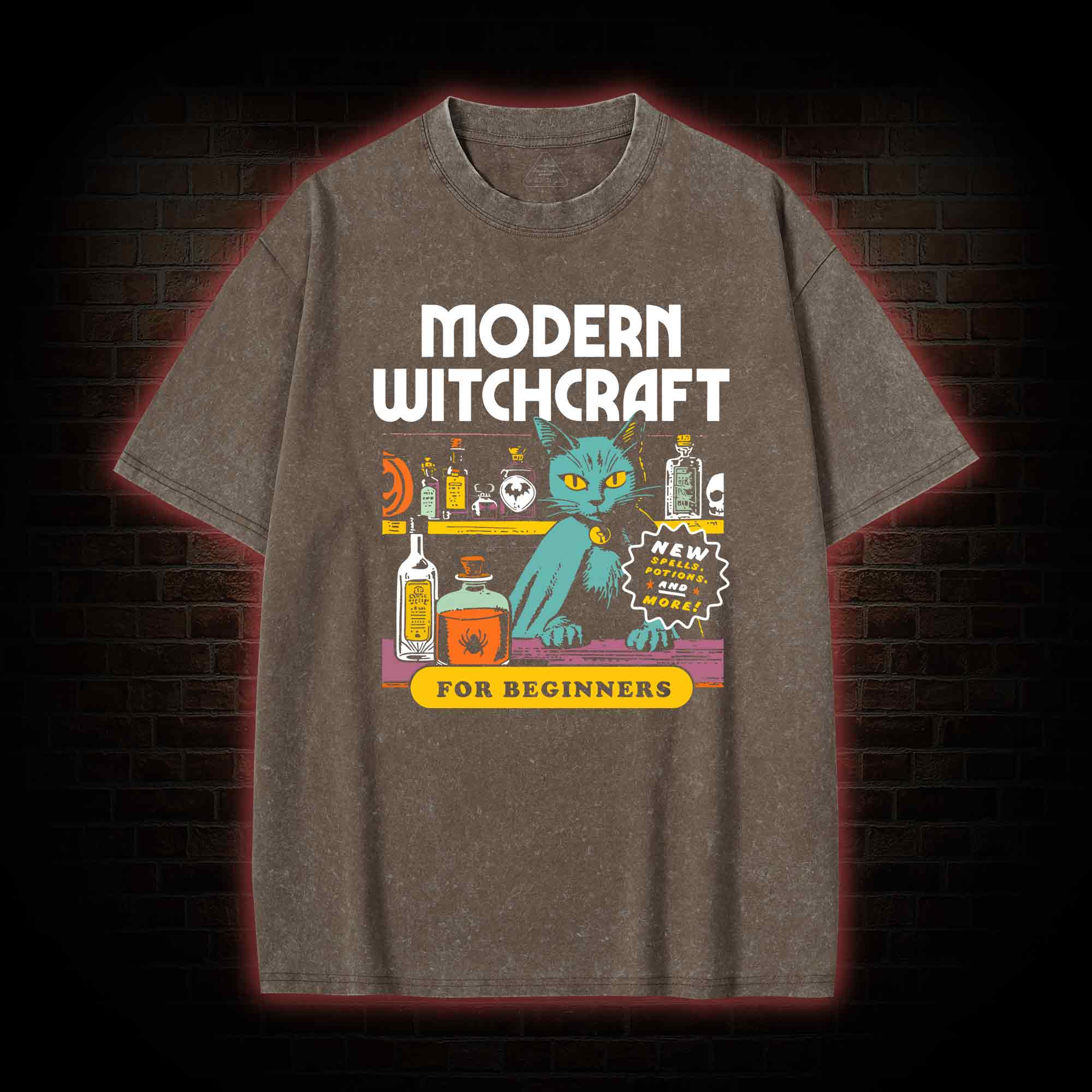 Modern Wichcraft For Beginners Washed T-shirt