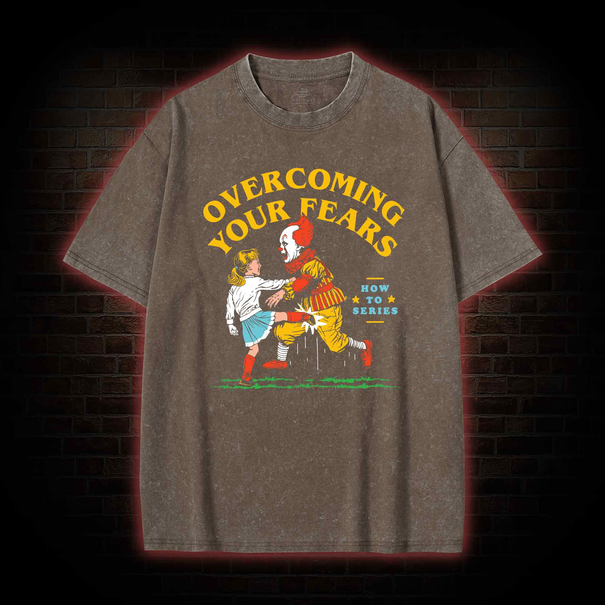 Overcoming Your Fears Washed T-shirt