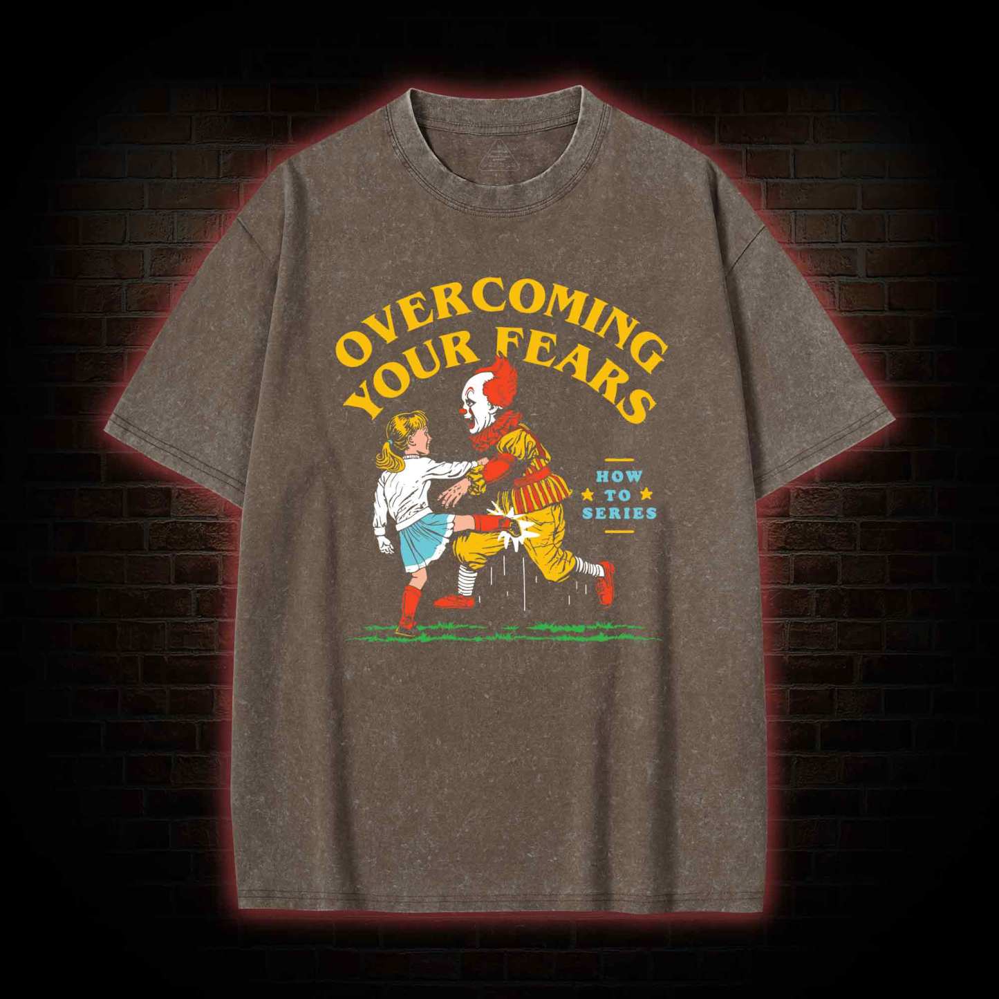 Overcoming Your Fears Washed T-shirt