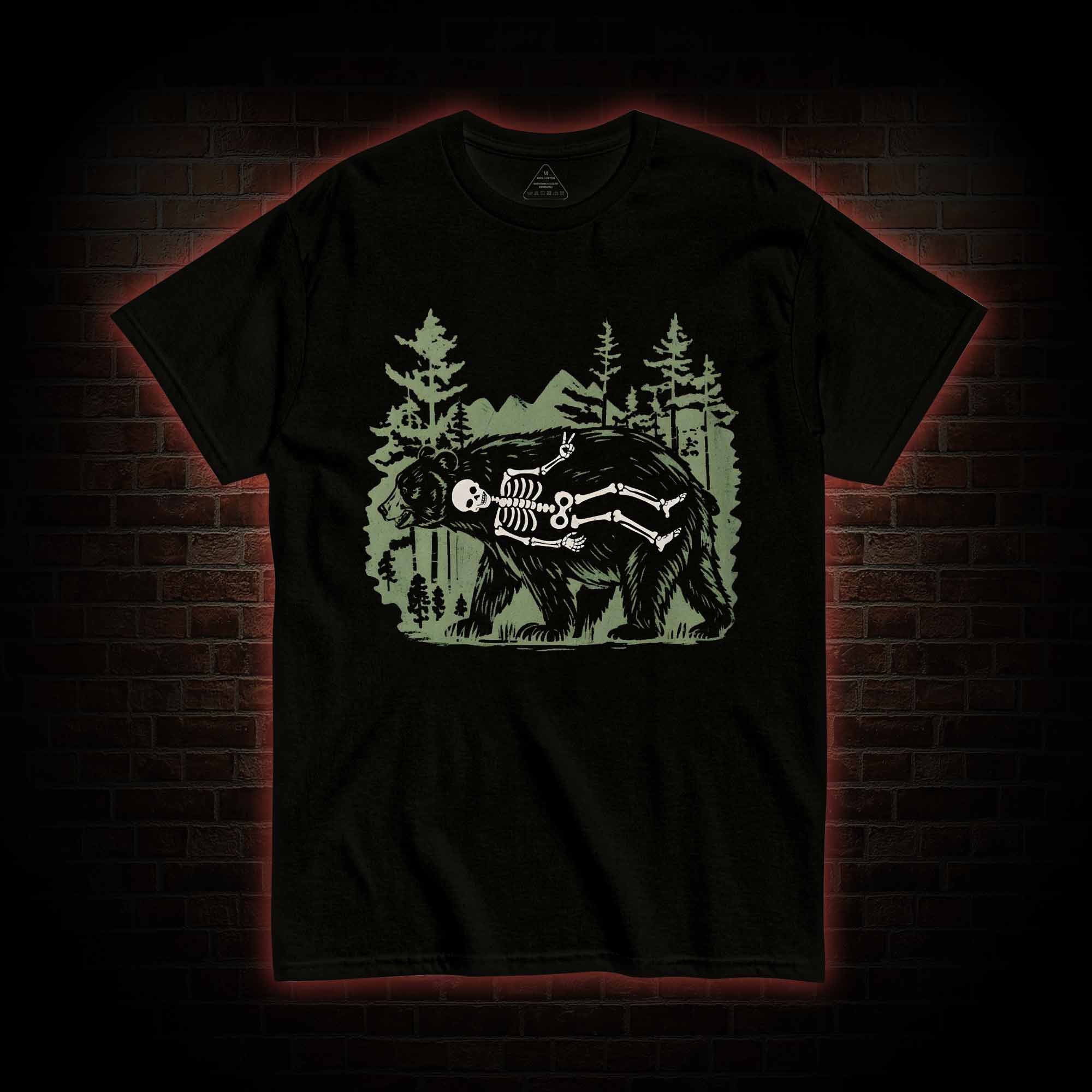 Funny Bear Skeleton T-shirt