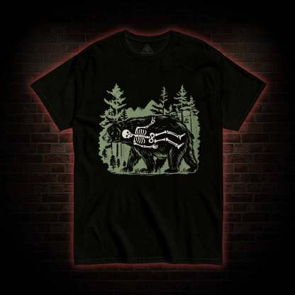 Funny Bear Skeleton T-shirt
