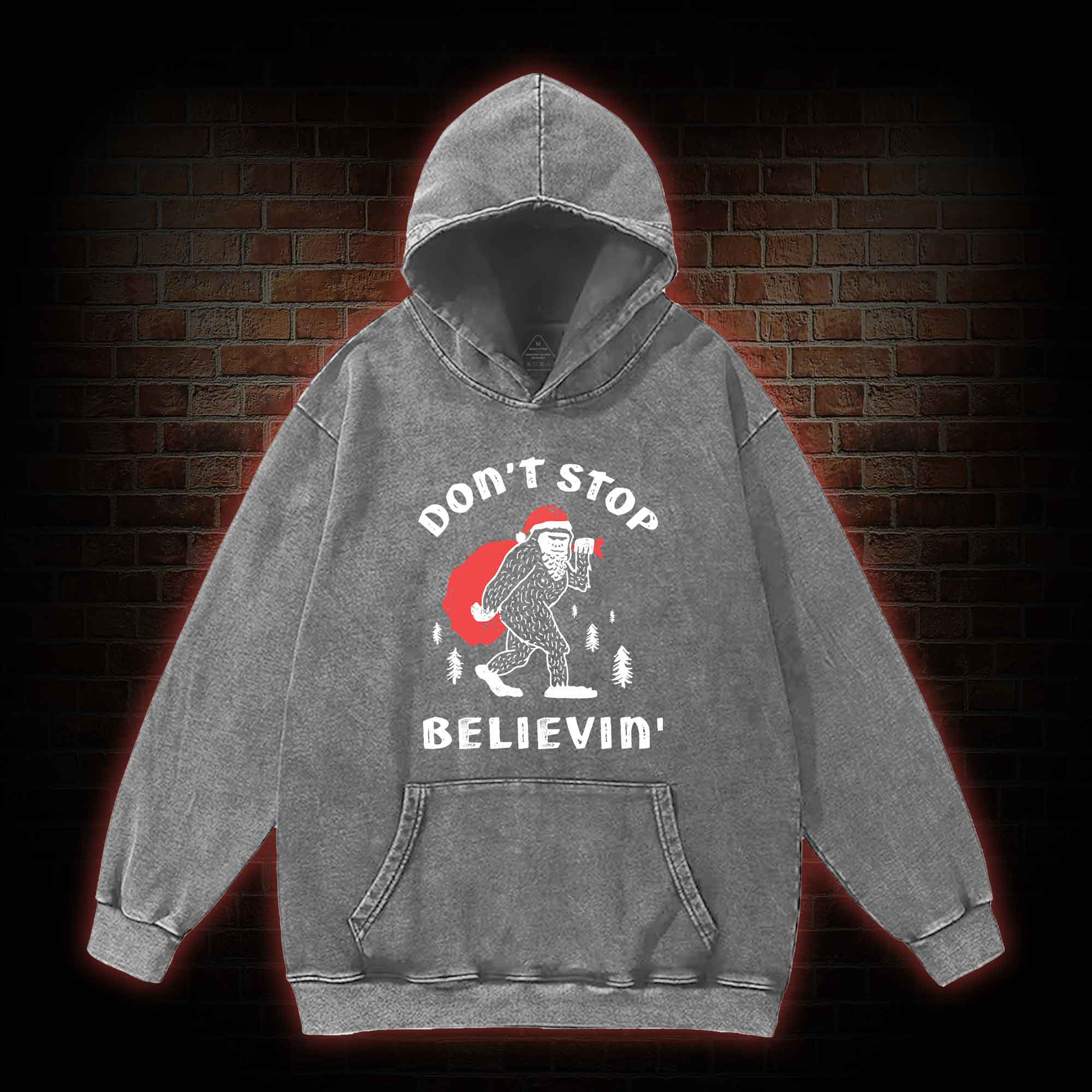 Don't Stop Believin' Washed Hoodie