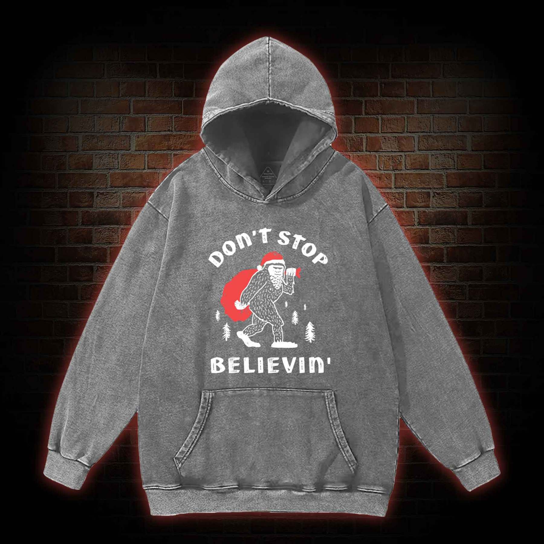 Don't Stop Believin' Washed Hoodie