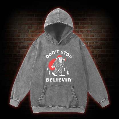 Don't Stop Believin' Washed Hoodie