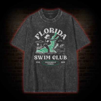 Florida Swim Club Washed T-shirt