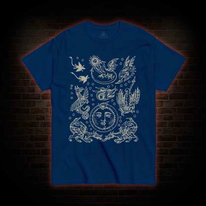 Medieval Dragons Vintage T-shirt