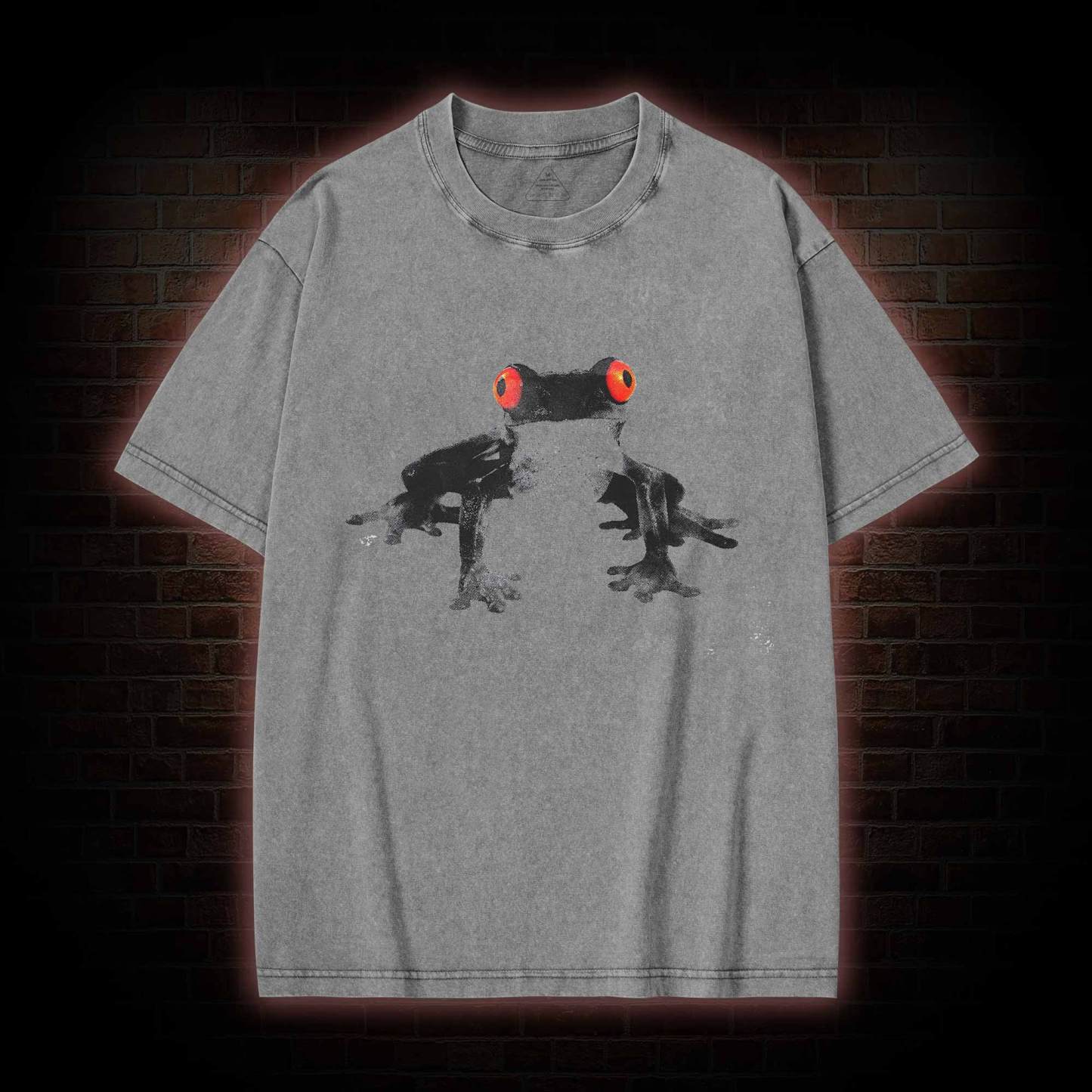 Red Eyed Tree Frog Washed T-shirt