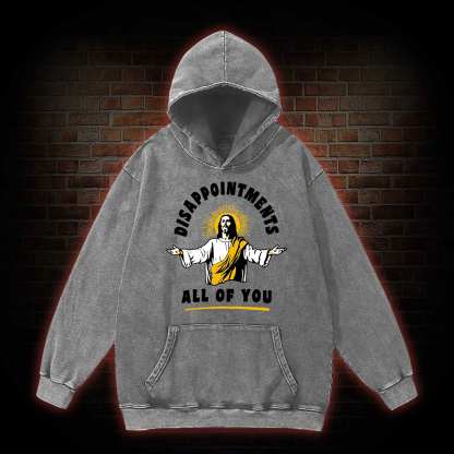 Disappointments All Of You Washed Hoodie