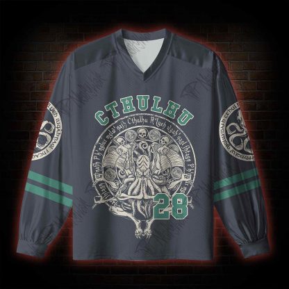 Cthulhu V-Neck Long Sleeve Jersey