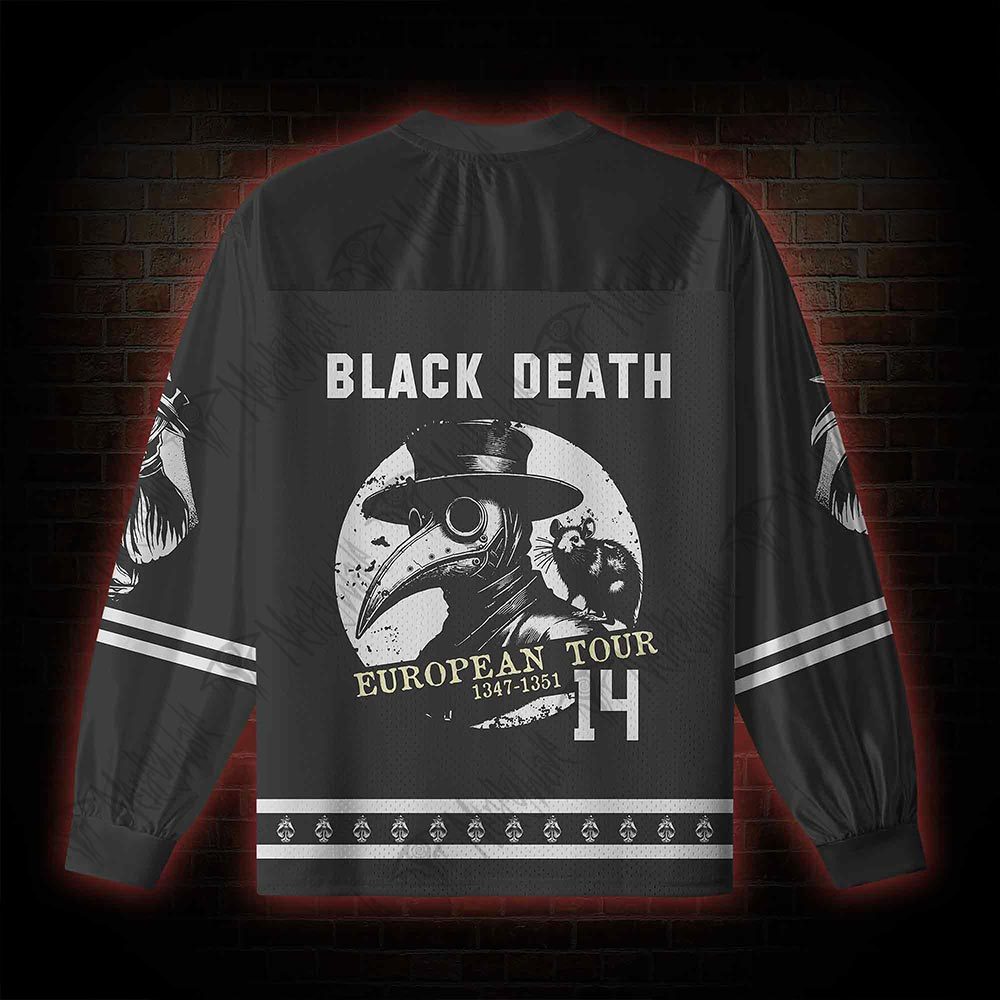 Black Death European Tour V-Neck Long Sleeve Jersey