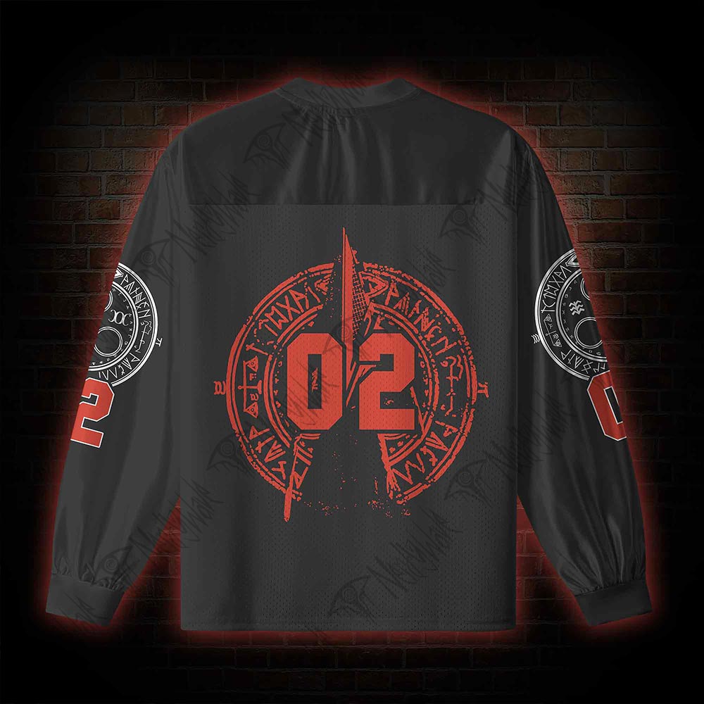 Pyramid Head V-Neck Long Sleeve Jersey