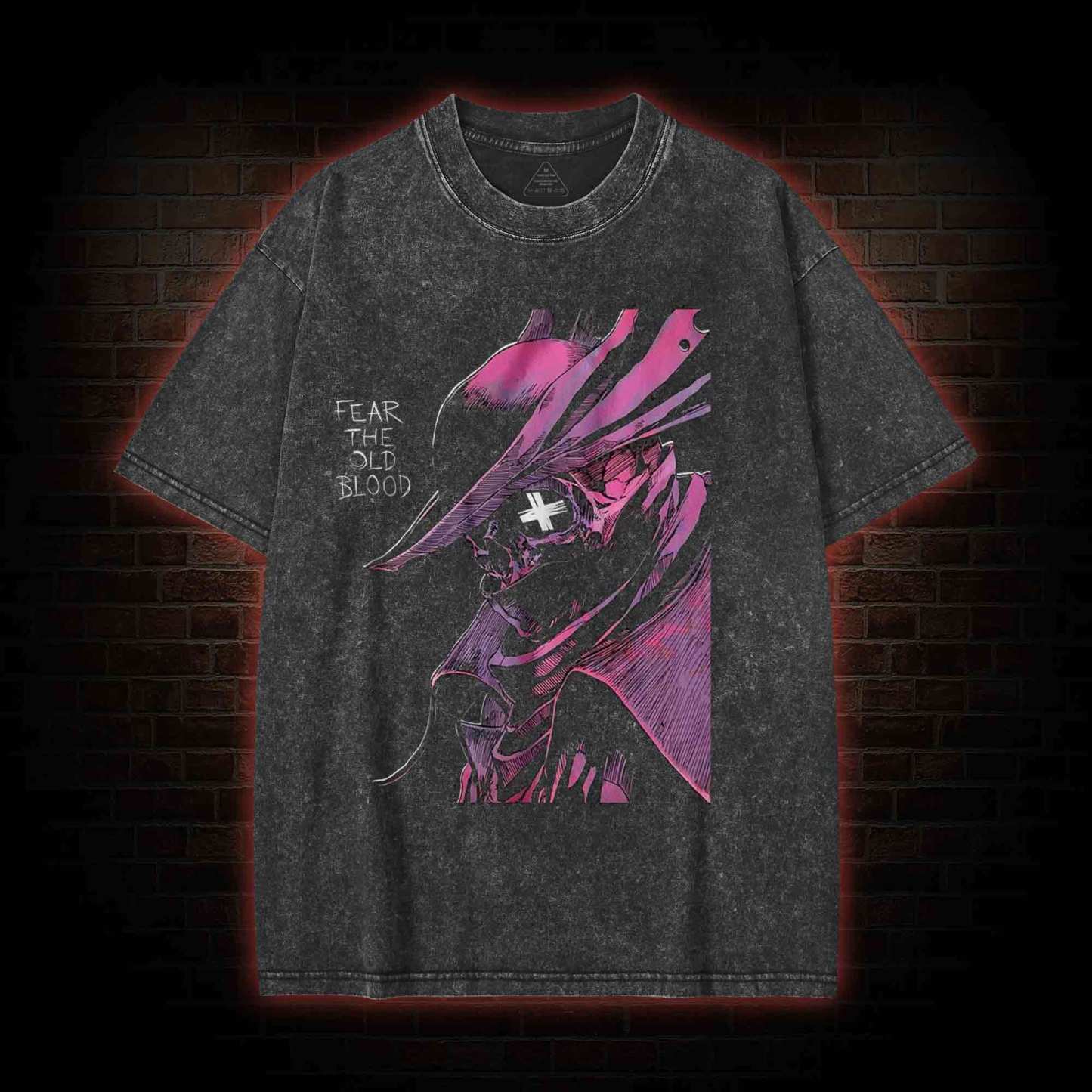 Blood Hunter Horror Washed T-shirt