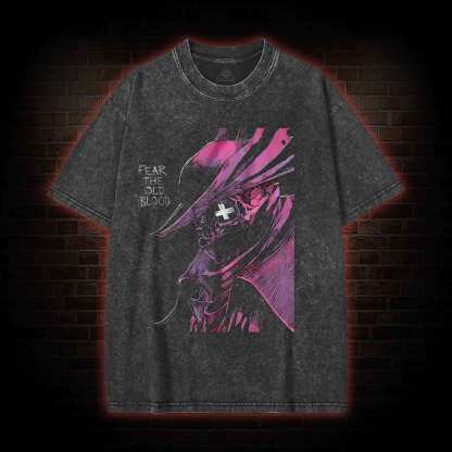 Blood Hunter Horror Washed T-shirt